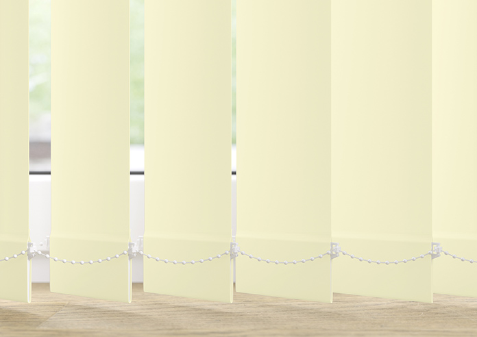 Trinity (Blackout), Alabaster - Vertical Blind Slats - Image 3
